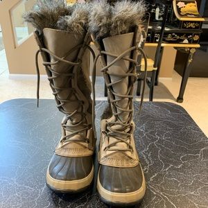 Sorel- Cate the Great Lace Up Fur Tall Boot